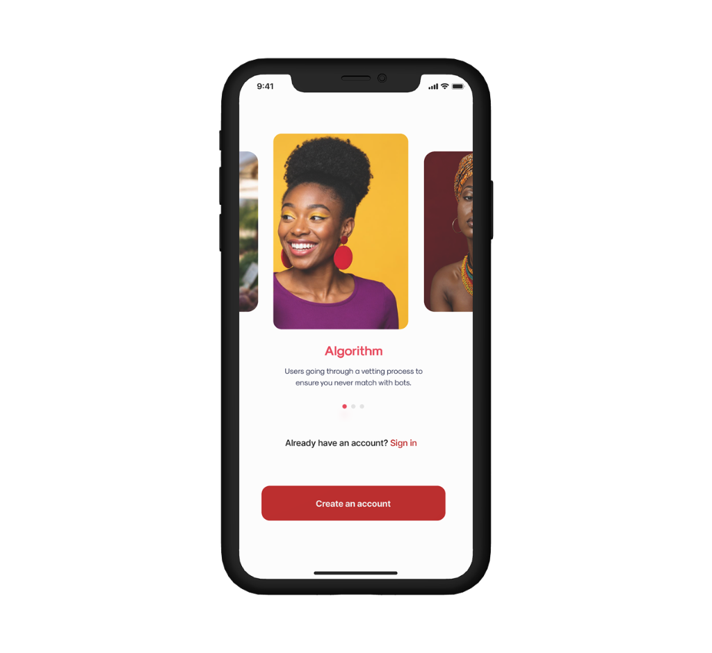 Date Circle Algorithm Onboarding Screen