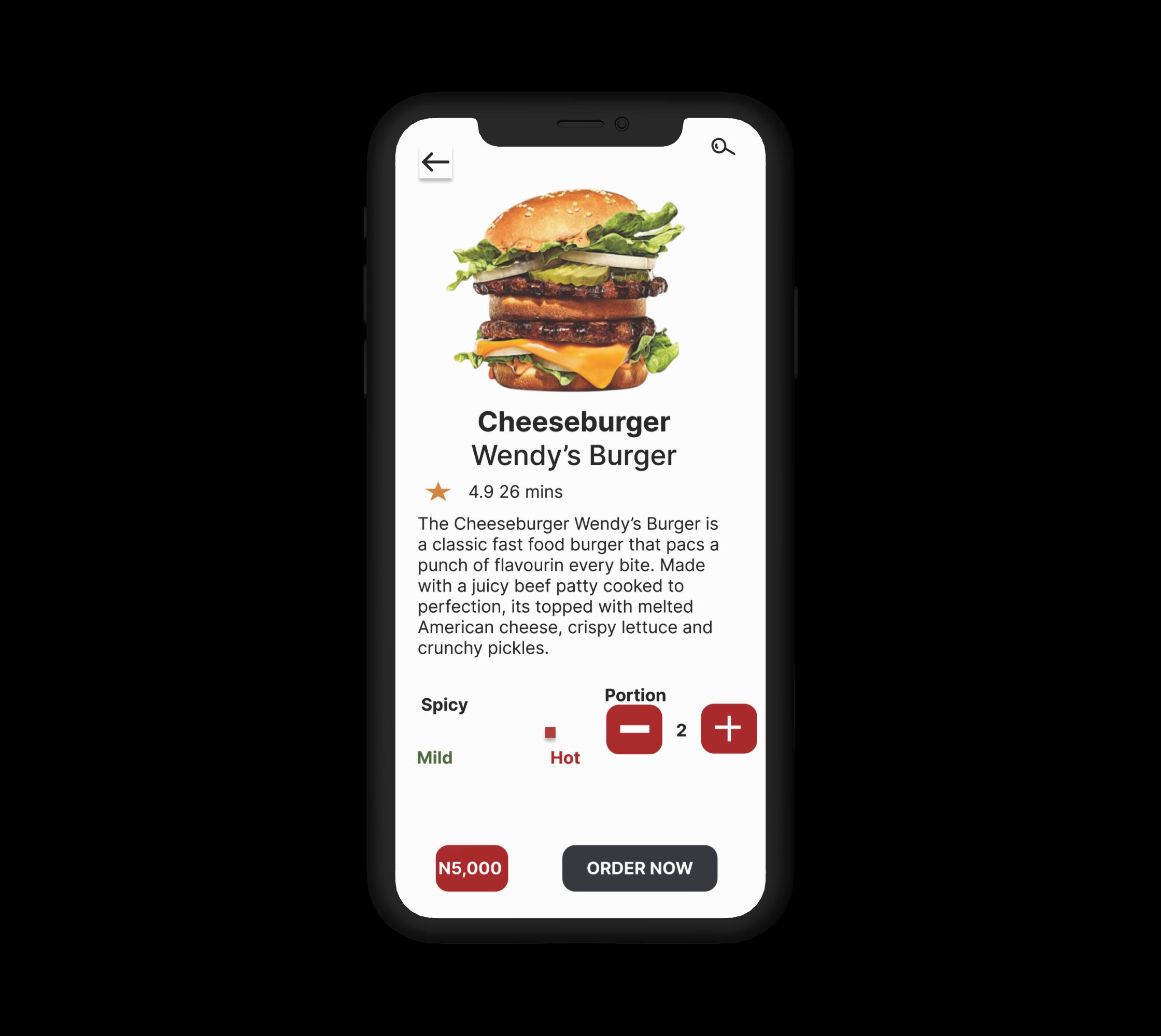 Cheeseburger - Wendy's Burger